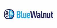 BlueWalnut logo voor AI-integratie en dataverwerking in dashboards