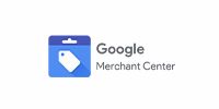 Google Merchant Center logo voor productfeeddata in AI-dashboard