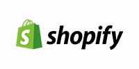 Shopify logo voor e-commerce integratie met AI-marketingdashboards