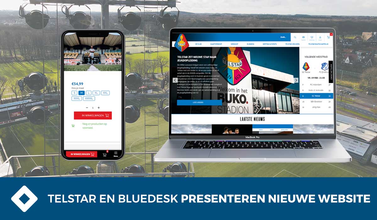 Telstar website live Bluedesk